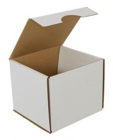 Papírová krabice jednodílná, 125 x 125 x 115 mm 