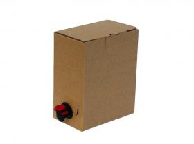 Bag-in-Box 3 litry (rohová výpusť) - krabice