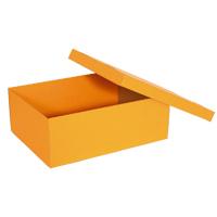Krabička dno + víko 453 x 340 x 166 mm - oranžová