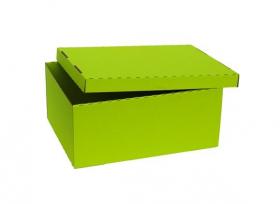 Krabička dno + víko 333 x 255 x 146 mm - zelená