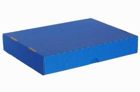 Krabička dno + víko 322 x 241 x 51 mm - modrá