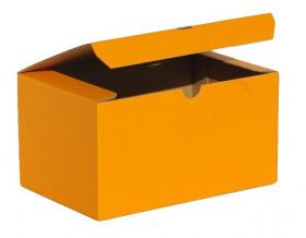 Krabička jednodílná 193 x 128 x 103 mm - oranžová