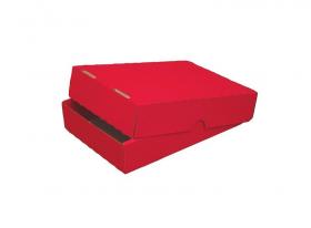Krabice dno + víko 238 x 175 x 51 mm - červená