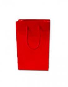 Papírová taška červená lamino