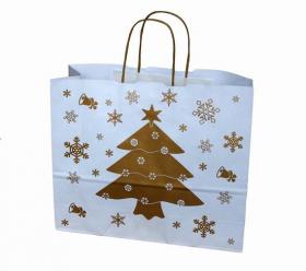 Vánoční papírová taška 360 x 120 x 310 mm
